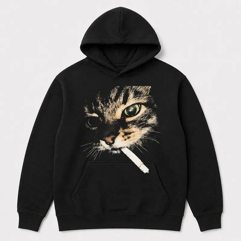 Funny Retro Cat Meme Vintage Graphic T-Shirt / Sweatshirt / Hoodie
