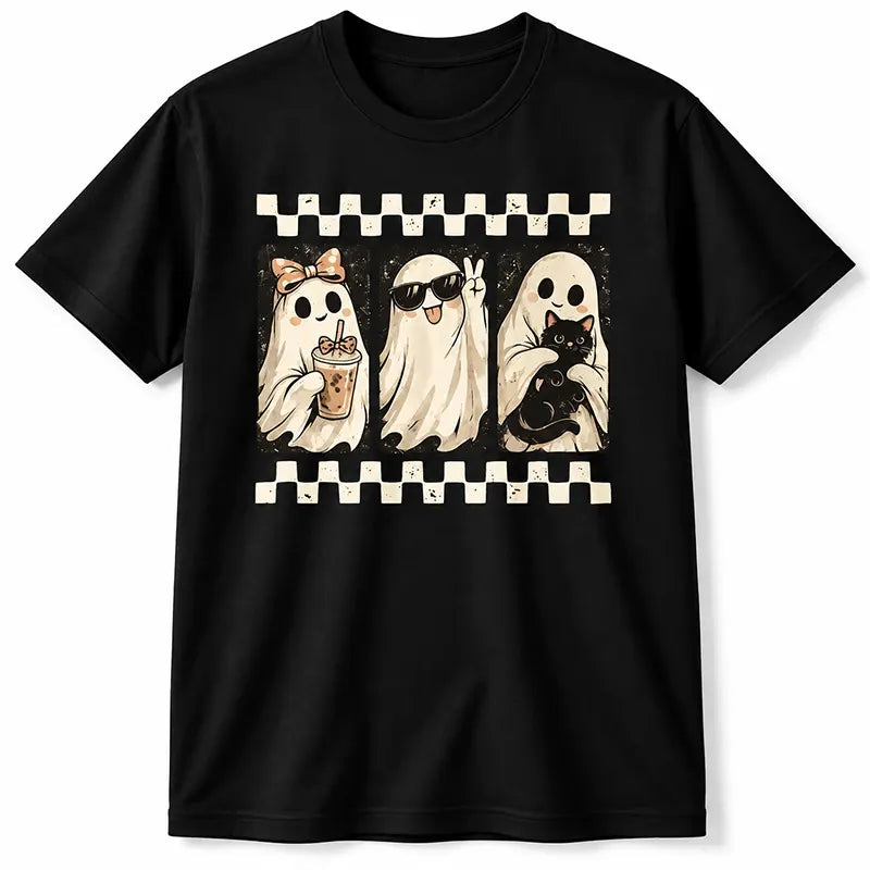 Ghost Cat Halloween T-Shirt / Sweatshirt / Hoodie