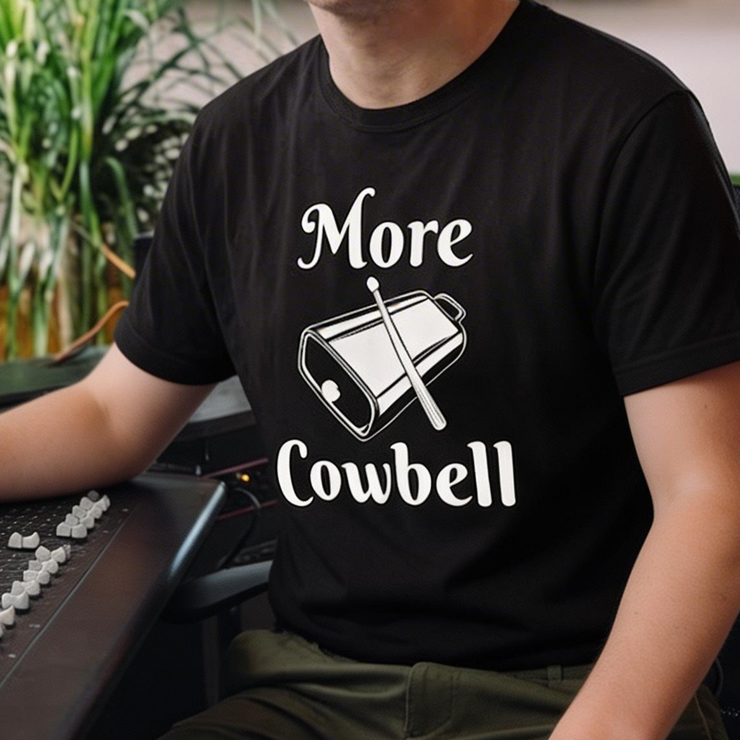 More Cowbell Funny Classic Rock Music Graphic T-Shirt / Sweatshirt / Hoodie