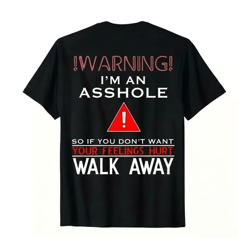 Anti Social Warning Adult Humor Graphic Print T-Shirt / Sweatshirt / Hoodie