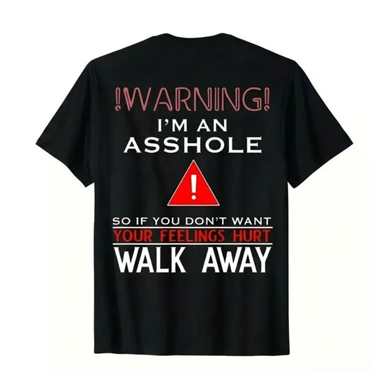 Anti Social Warning Adult Humor Graphic Print T-Shirt / Sweatshirt / Hoodie