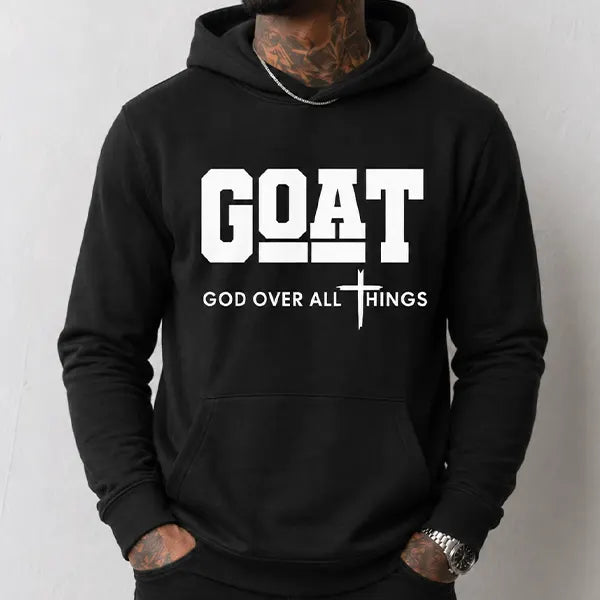 Goat God Over All Men’s Christian T-Shirt / Sweatshirt / Hoodie