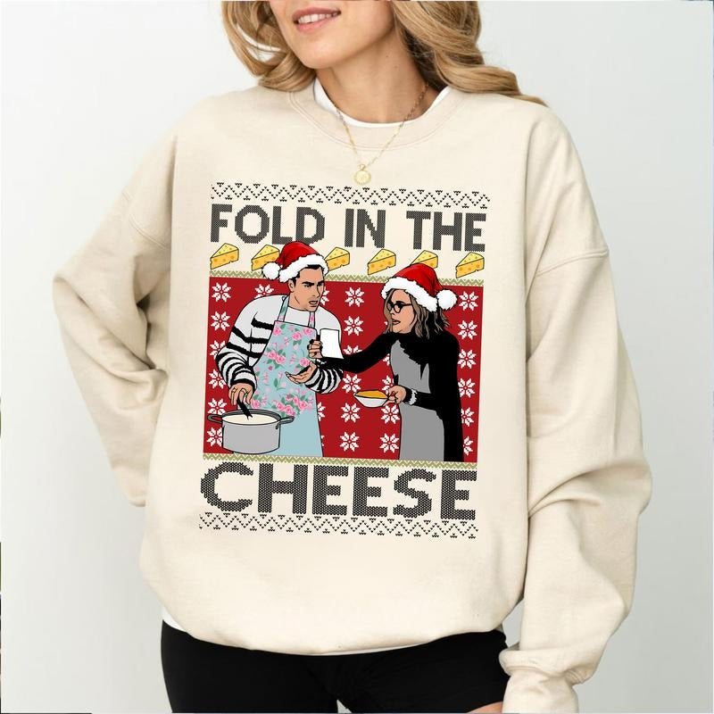 Fold in the Cheese Schitt’s Creek Christmas T-Shirt / Sweatshirt / Hoodie