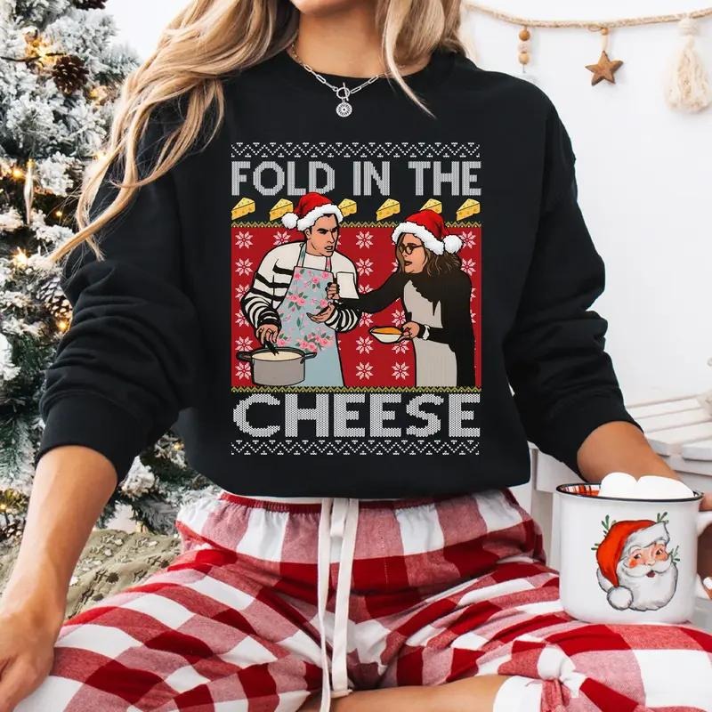 Fold in the Cheese Schitt’s Creek Christmas T-Shirt / Sweatshirt / Hoodie