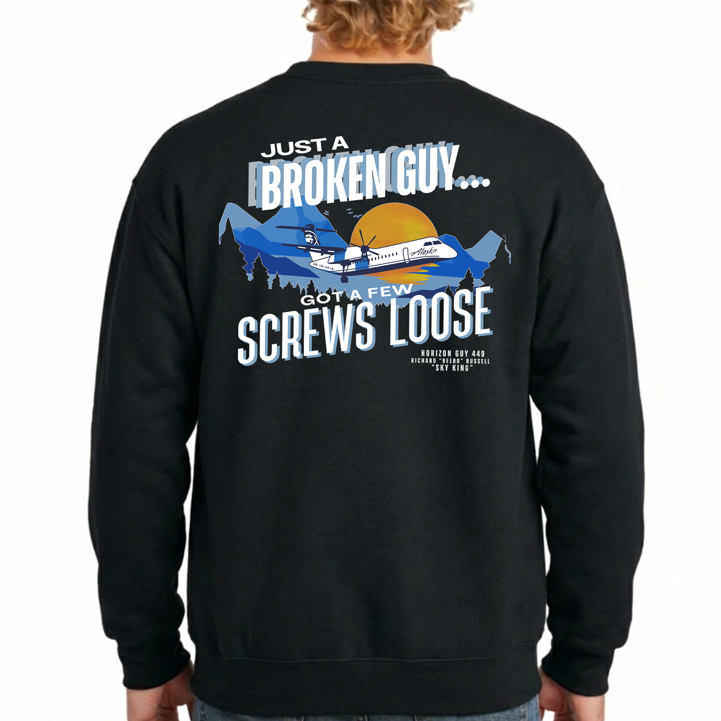 Sky King Legacy Broken Guy Mental Health T-Shirt / Sweatshirt / Hoodie