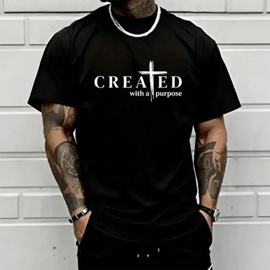 Created With A Purpose Cross T-Shirt / Sweatshirt / Hoodie