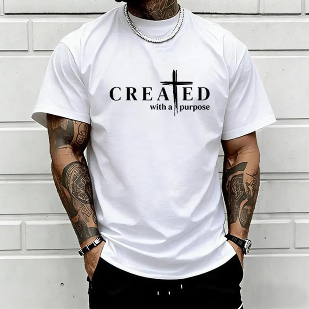 Created With A Purpose Cross T-Shirt / Sweatshirt / Hoodie
