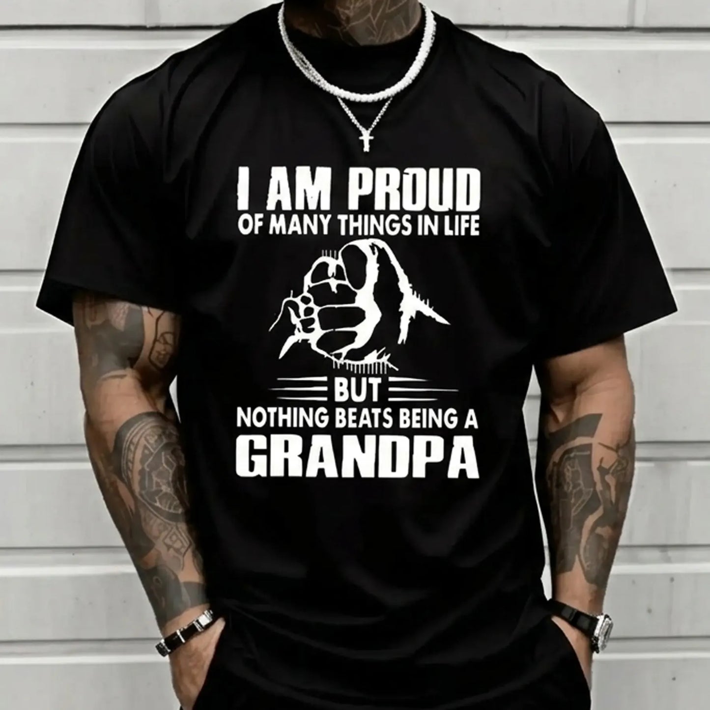 Proud Of Many Things In Life Nothing Being A Grandpa T-Shirt / Sweatshirt / Hoodie