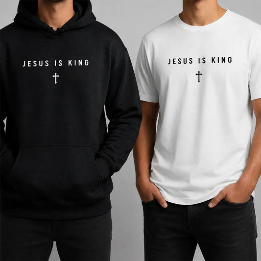 Jesus Is King Cross Graphic T-Shirt / Sweatshirt / Hoodie
