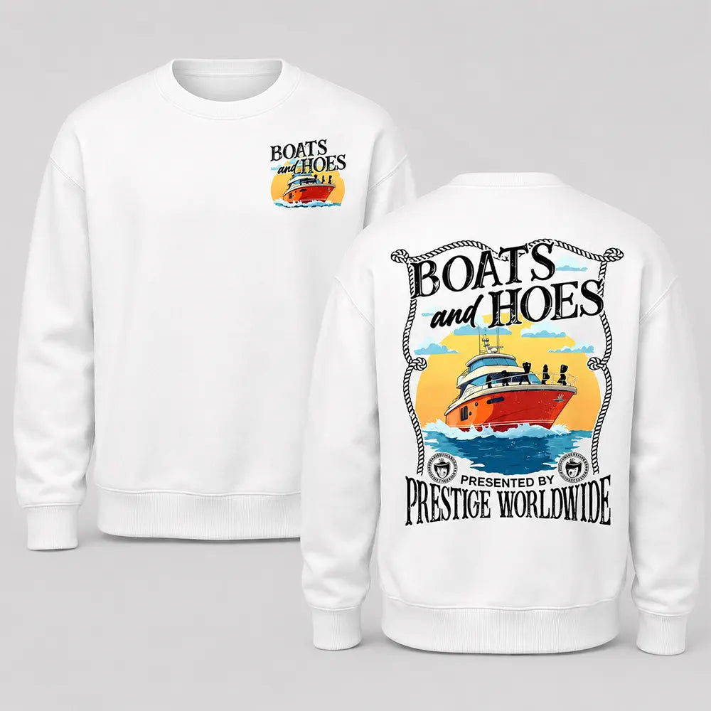 Step Brothers Boats N Hoes Classic Funny Movie T-Shirt / Sweatshirt / Hoodie