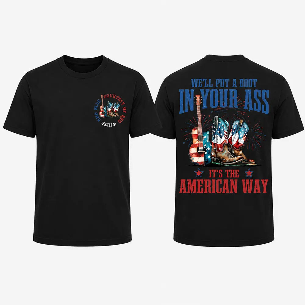 Boots Guitars And American Pride T-Shirt / Sweatshirt / Hoodie