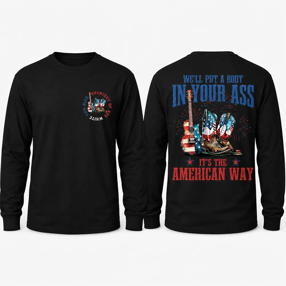 Boots Guitars And American Pride T-Shirt / Sweatshirt / Hoodie