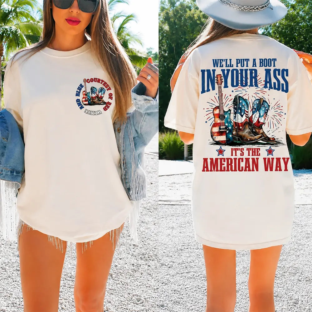 Boots Guitars And American Pride T-Shirt / Sweatshirt / Hoodie