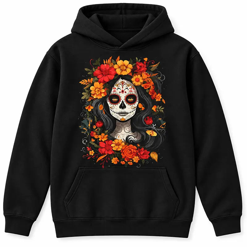 La Catrina Floral Skull T-Shirt / Sweatshirt / Hoodie