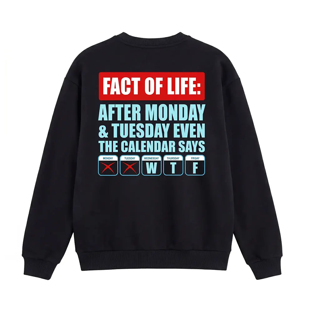 Fact Of Life Calendar Says WTF T-Shirt / Sweatshirt / Hoodie