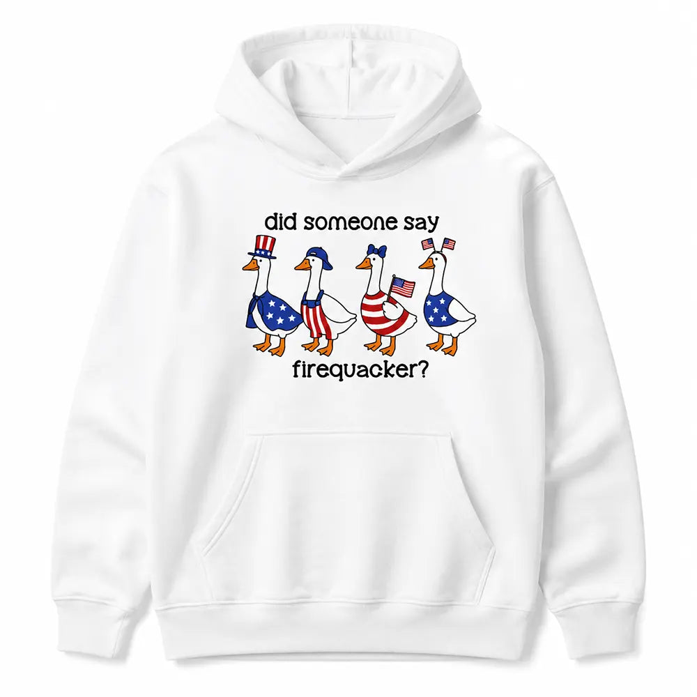 Patriotic Goose Firequacker Humor T-Shirt / Sweatshirt / Hoodie