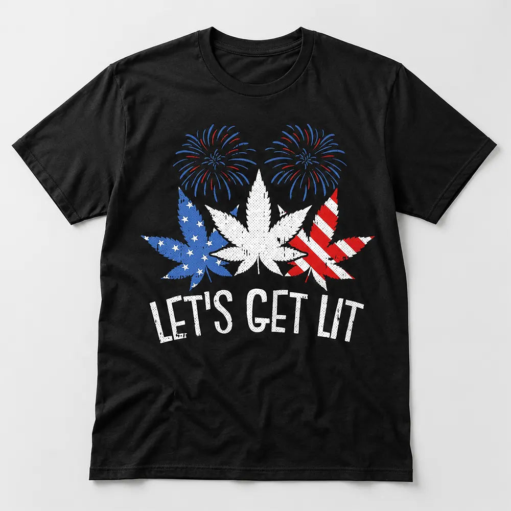 Let’s Get Lit Patriotic Leaf T-Shirt / Sweatshirt / Hoodie