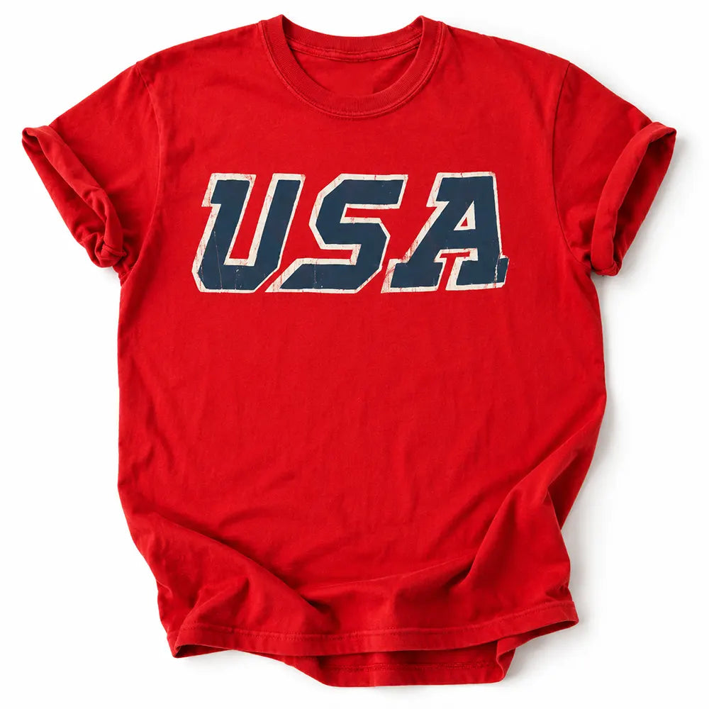 Vintage USA Patriotic Lettering T-Shirt / Sweatshirt / Hoodie
