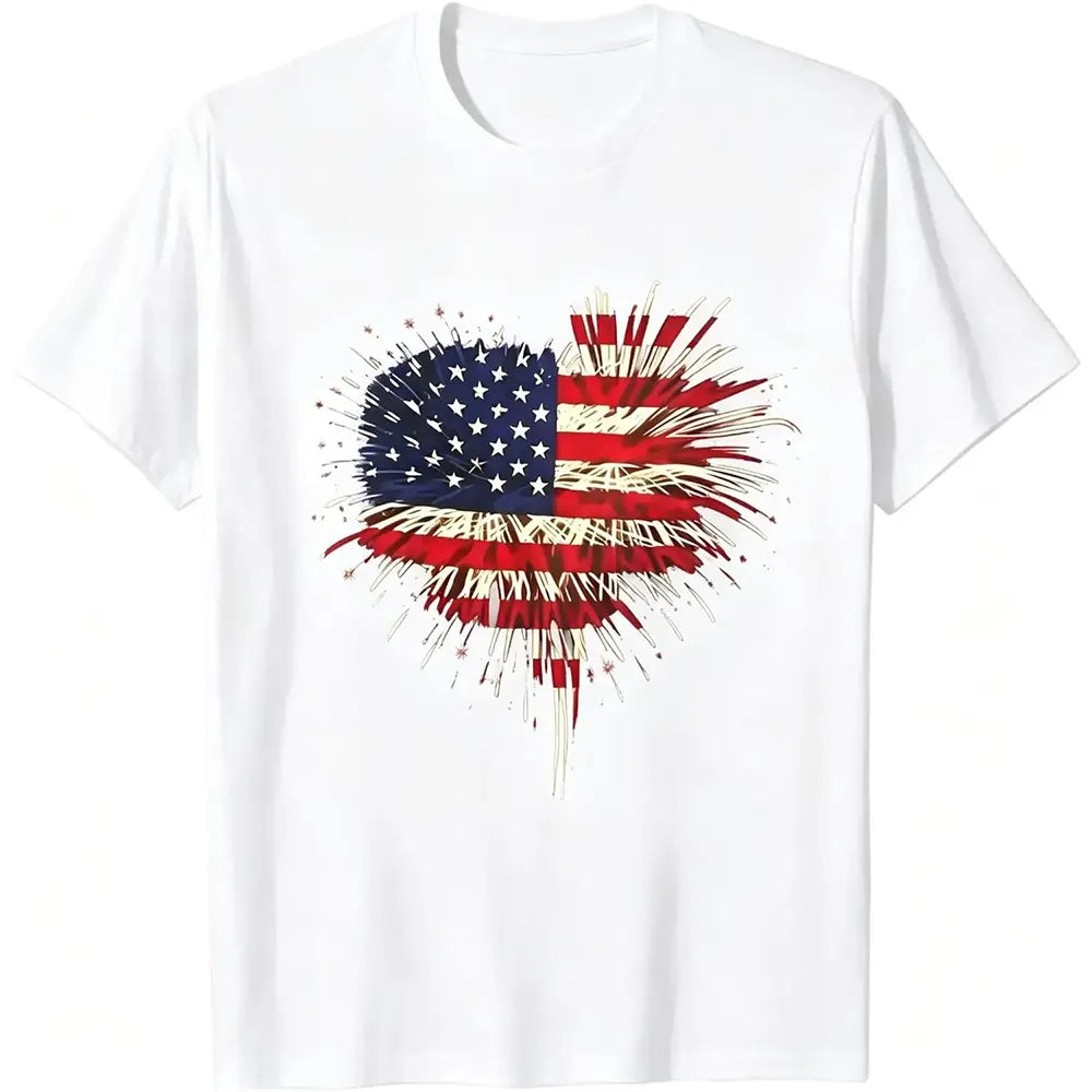 Stars And Stripes Heart T-Shirt / Sweatshirt / Hoodie