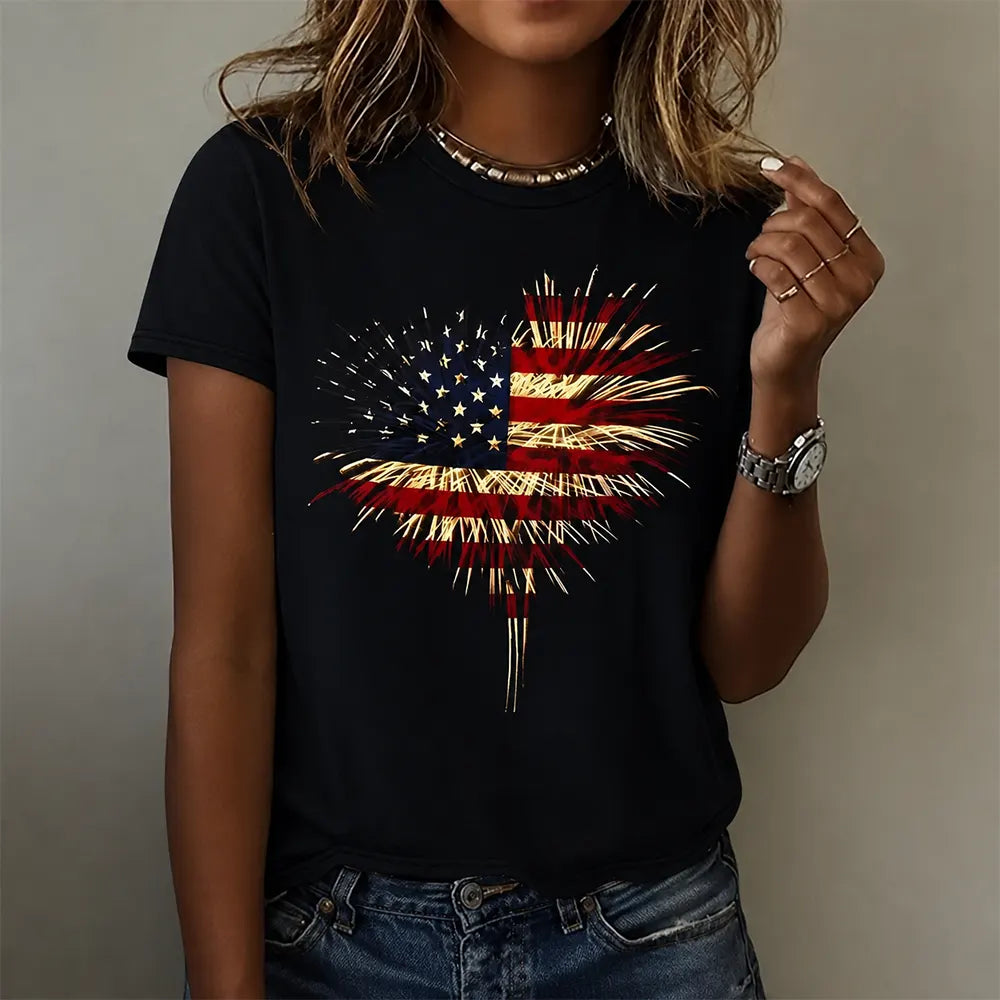 Stars And Stripes Heart T-Shirt / Sweatshirt / Hoodie