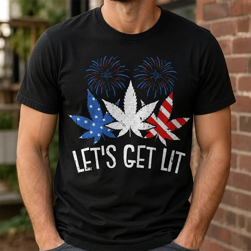 Let’s Get Lit Patriotic Leaf T-Shirt / Sweatshirt / Hoodie