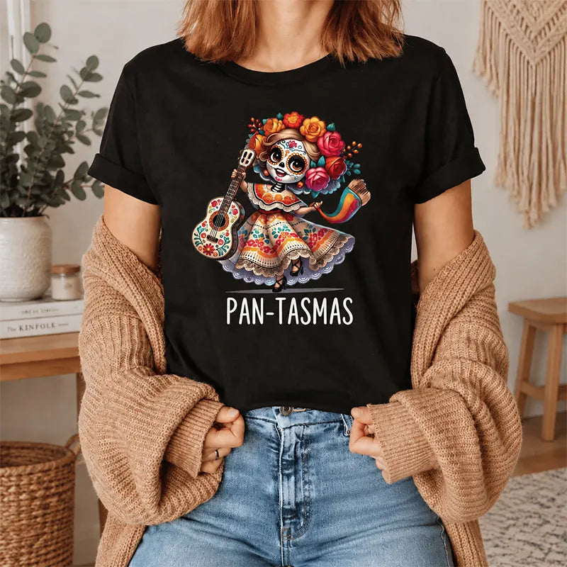 Day Of The Dead Guitar Girl T-Shirt / Sweatshirt / Hoodie