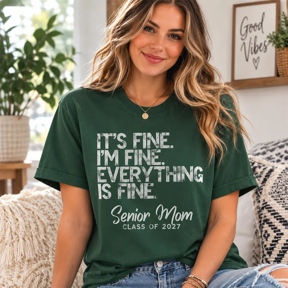 Proud Senior Mom Class Of 2027 T-Shirt / Sweatshirt / Hoodie