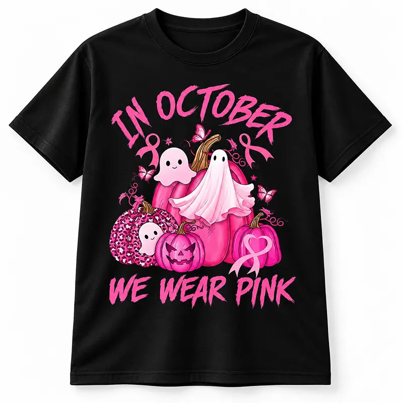 Pink Ghosts For A Cure T-Shirt / Sweatshirt / Hoodie