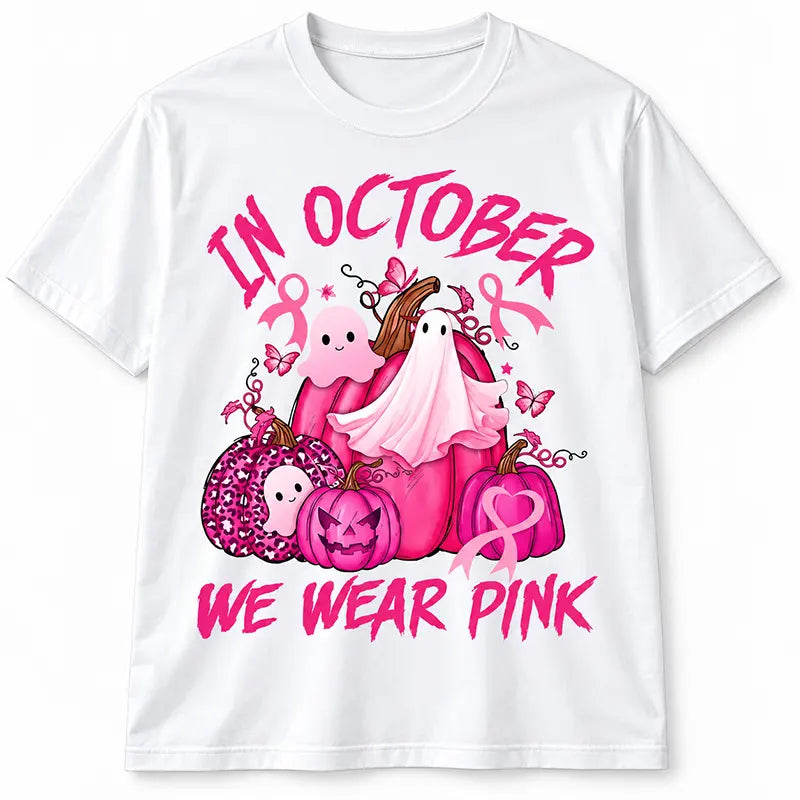 Pink Ghosts For A Cure T-Shirt / Sweatshirt / Hoodie