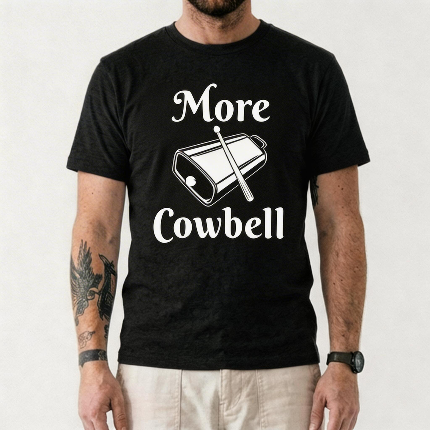 More Cowbell Funny Classic Rock Music Graphic T-Shirt / Sweatshirt / Hoodie