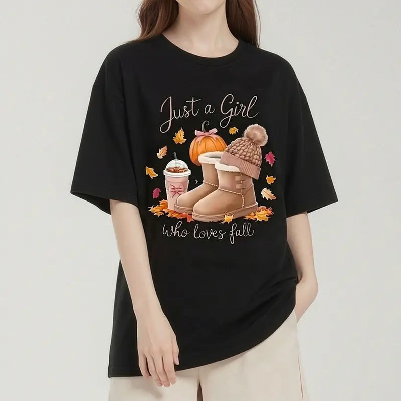 Just A Girl Who Loves Fall T-Shirt / Sweatshirt / Hoodie
