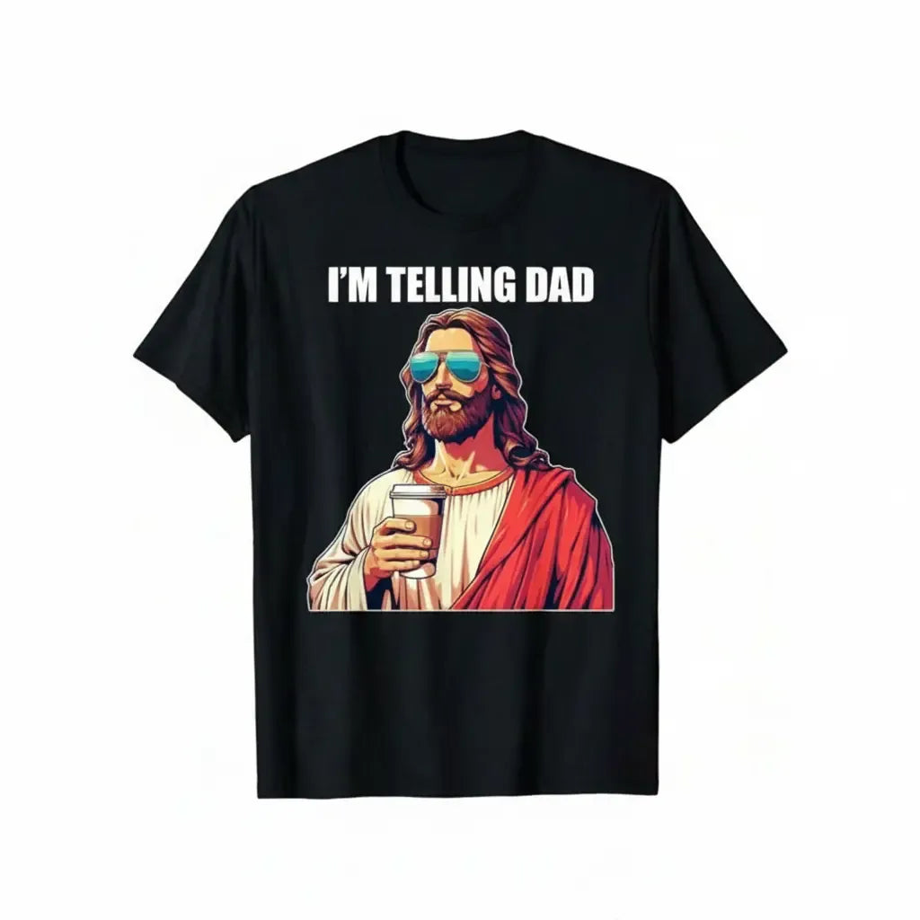 I’m Telling Dad Jesus Humor T-Shirt / Sweatshirt / Hoodie