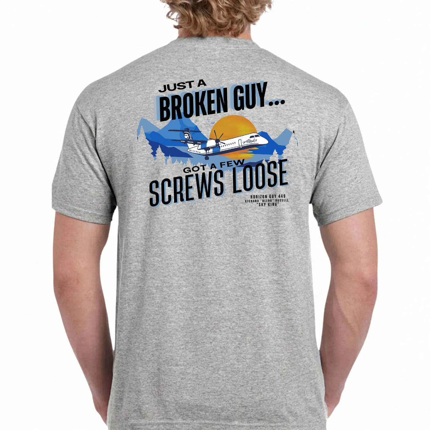 Sky King Legacy Broken Guy Mental Health T-Shirt / Sweatshirt / Hoodie