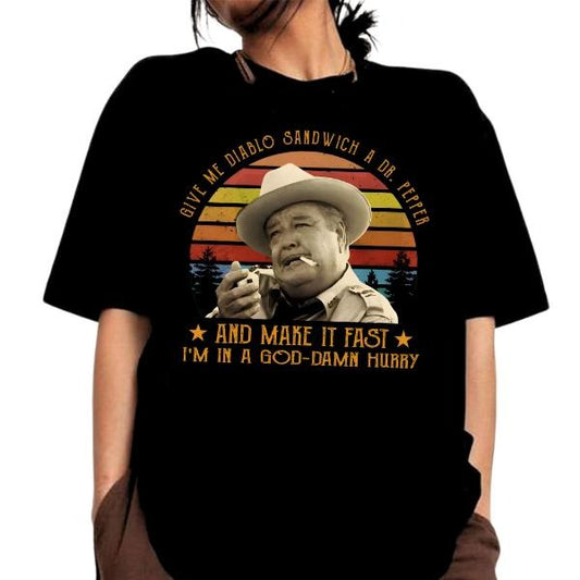 “Give Me A Diablo Sandwich And A Dr Pepper Make It Fast” Retro Movie T-Shirt / Sweatshirt / Hoodie