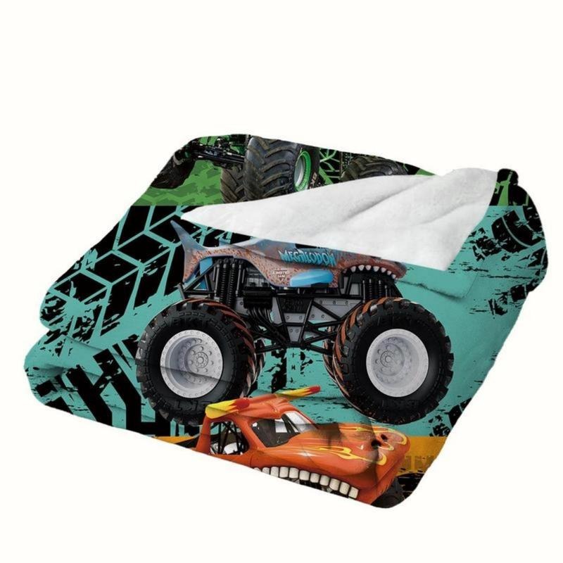 Monster Truck Soft Funny Throw Blanket