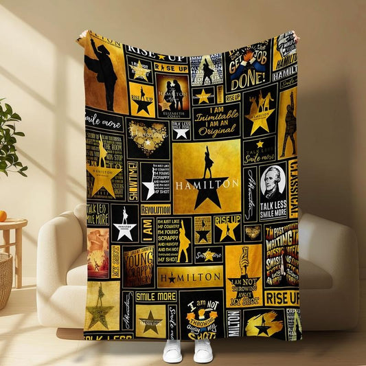 Hamilton Musical Fan Soft Blanket