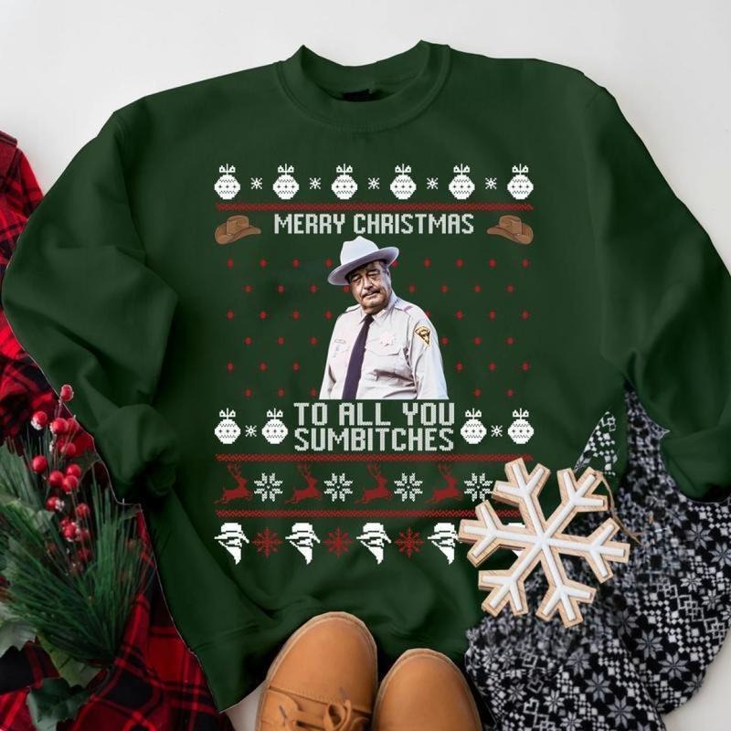 Smokey And The Bandit Funny Christmas T-Shirt / Sweatshirt / Hoodie