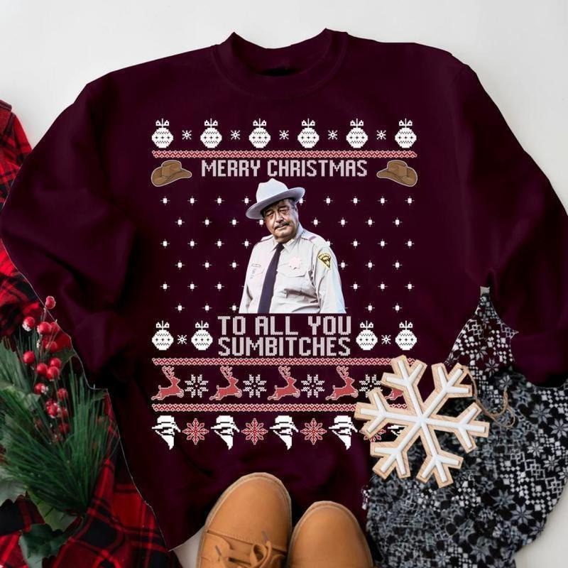Smokey And The Bandit Funny Christmas T-Shirt / Sweatshirt / Hoodie