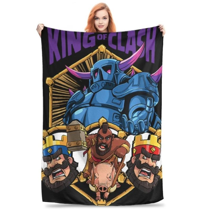 Clash Royale Game Super Soft Blanket
