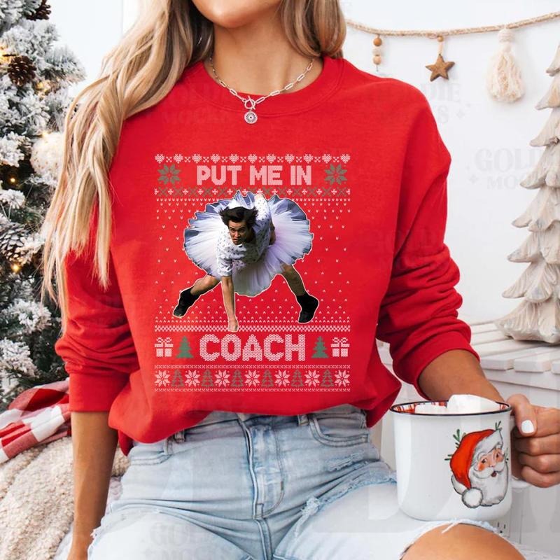 Put Me In Coach Funny Ugly Christmas T-Shirt / Sweatshirt / Hoodie