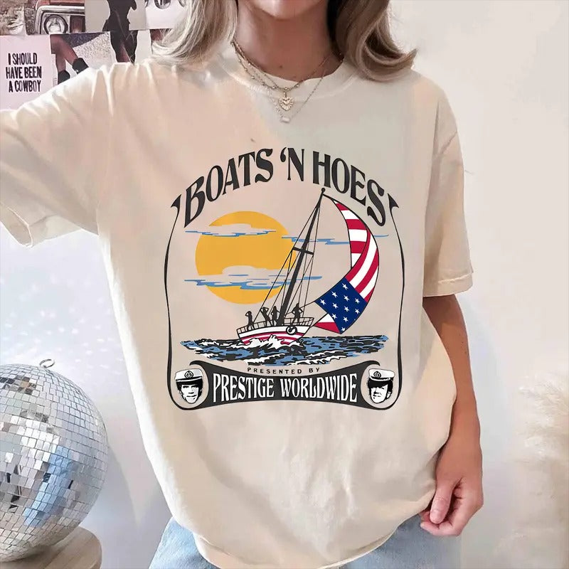 Boats N Hoes Step Brothers Movie Vintage T-Shirt / Sweatshirt / Hoodie