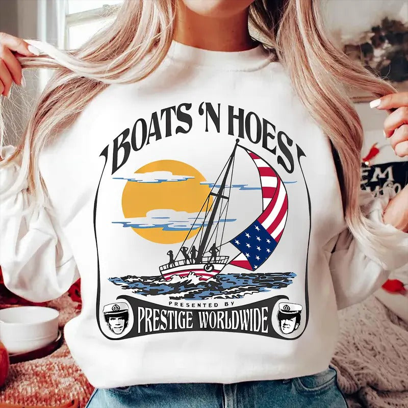Boats N Hoes Step Brothers Movie Vintage T-Shirt / Sweatshirt / Hoodie