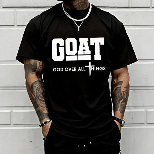Goat God Over All Men’s Christian T-Shirt / Sweatshirt / Hoodie