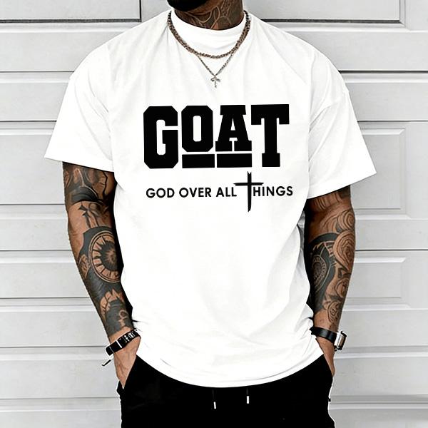 Goat God Over All Men’s Christian T-Shirt / Sweatshirt / Hoodie